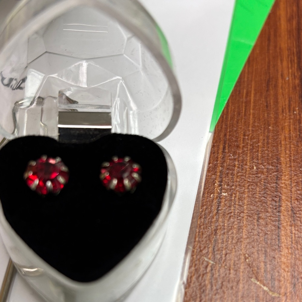 Radiant Red Crystal Earrings